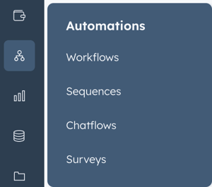 Create a HubSpot Automations &gt; Workflows