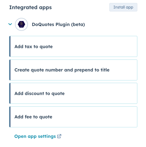 DoQuotes Workflow Actions