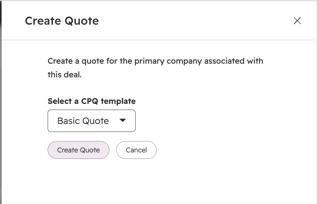 DoQuotes card, with the Create Quote button visible