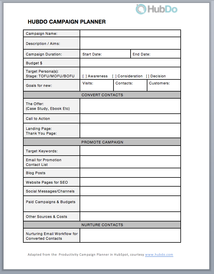 HubDo Campaign Planner thumbnail